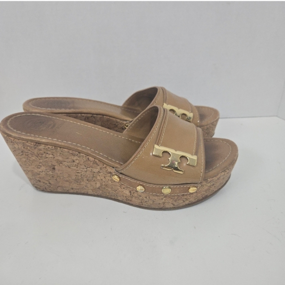 Tory Burch Wedge Sandals - Picture 3 of 12